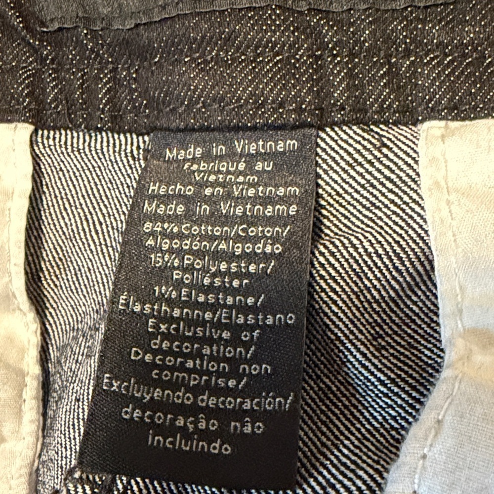 Calvin Klein Women’s Plus Black Denim Trouser Jeans High Rise Size 24W - Picture 8 of 8
